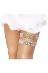 COLIFAS Dentelle Jambe Jarretière Arc Jarretière Ceinture Sexy Mariée Cadeau De Mariage Fournitures De Mariage Couleur : 2, 