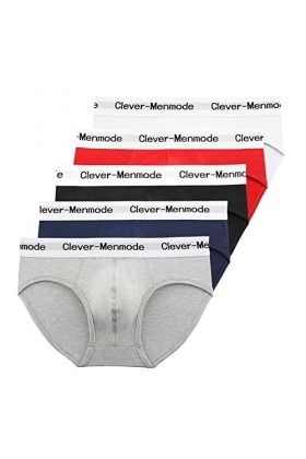 Sissy Lot de 5 culottes sexy en coton doux pour homme, 5 pièces, XXL