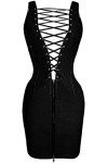LHGXQ-Dp Robe en cuir verni, combinaison en latex PVC sans manches, jupe de hanche lumineuse et sexy pour discothèque de nuit