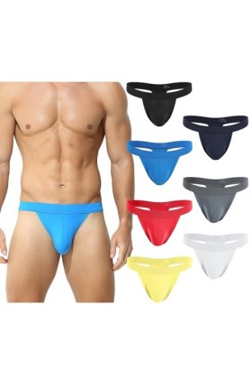 Faringoto Lot de 3 culottes sexy pour homme avec pochette pénis, 7 couleurs, X-Large