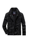 CUTeFiorino Veste de moto en cuir pour homme - Aspect daim - Léger - Fermeture éclair - Avec poches - Veste dextérieur - Pou