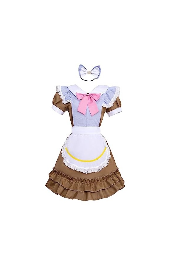 Robe de soubrette légère personnalisée pour cosplay, costume allemand Oktoberfest Drindl, costume allemand Oktoberfest tendan