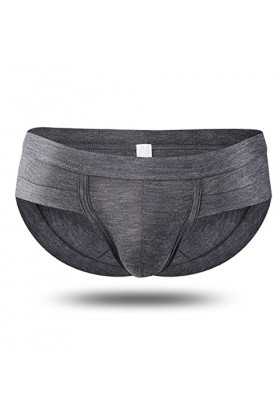 WTZWY Caleçons en Forme de Triangle truqué Taille Basse for Hommes en Maille Respirante Color : Maroon, Size : L 