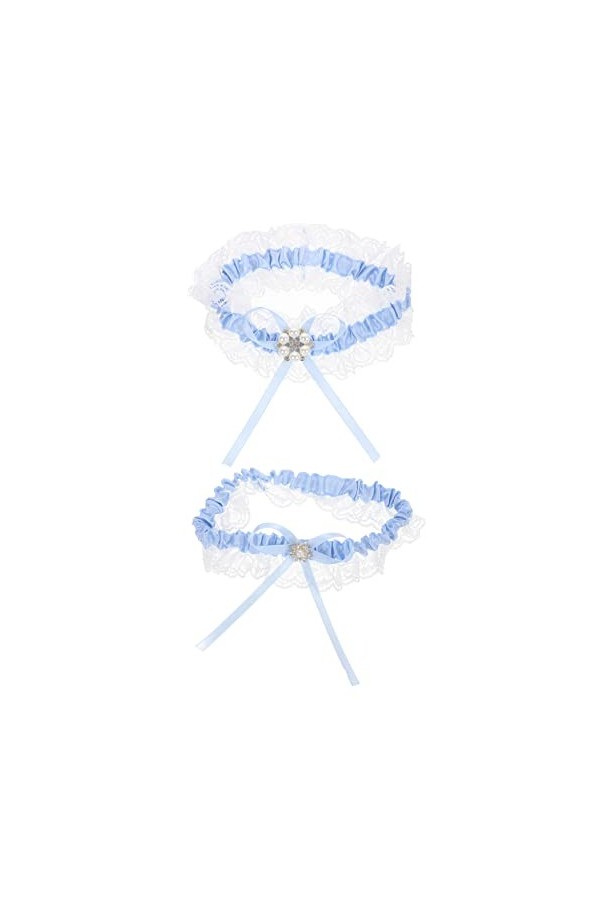 Abaodam 5 Ensembles Porte-Jarretelles Jarretière en Dentelle De Mariage pour Femme Garderie pour Jarretelles en Dentelle De M