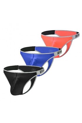 BIATWOWR String G String pour homme en soie sexy avec pochette élastique pour améliorer les renflements, 3*Multi, XXL