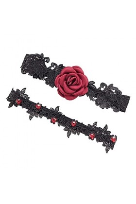 COLIFAS pièces de Mariage Porte-Jarretelles Noeud Papillon Dentelle Jambe Anneau Blanc Sexy Cadeau pour Femme Femme mariée C