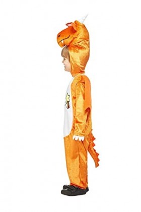 Smiffys 51522T2 Déguisement de Julia Donaldson Zog sous licence officielle pour garçon Orange 3-4 ans