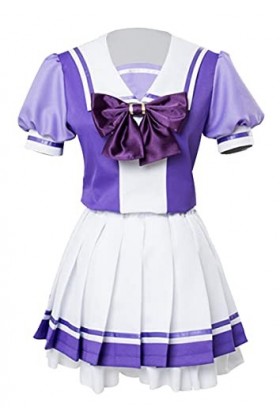 MengXin Costume de cosplay pour uniforme scolaire Pretty Derby - Taille XXL - Blanc
