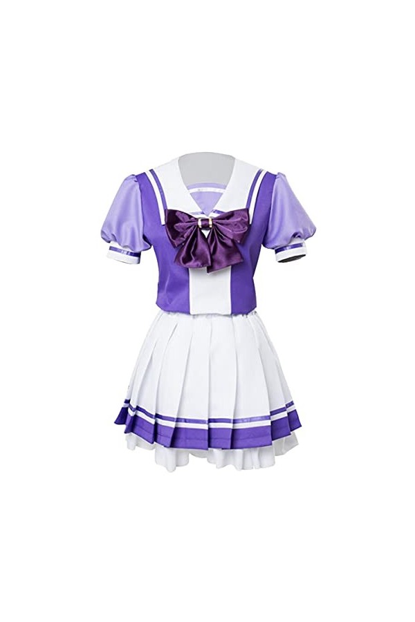 MengXin Costume de cosplay pour uniforme scolaire Pretty Derby - Taille XXL - Blanc