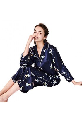 ChengBeautiful Femmes vêtements de Nuit Convient à lensemble de Pyjamas for Femmes dans Les hôtels de Chambres à Coucher Sex
