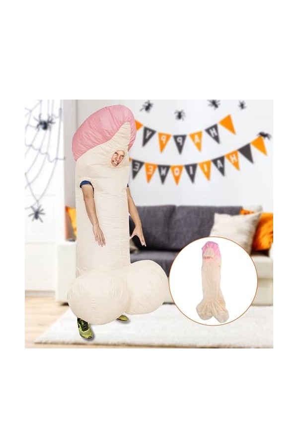 Weikeya Robe Gonflable, Costume drôle Doux en Polyester Durable pour la Performance