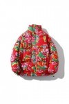XIAOYANSHEN Northeast Big Flower Cotton Padded Jacket Tiktok Network Red Hommes et Femmes Style Chinois Pivoine Rembourré Hiv