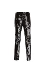 JYDQM Pvc Haute Brillance Robe Des Hommes En Cuir Verni Pantalon Performances De Scène De Bar Justaucorps En Cuir/A/L
