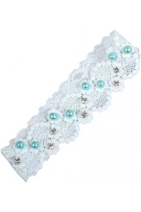 Jarretière de mariage nuptiale élastiquée, accessoires de robes de mariée, jarretières de mariage en dentelle faites à la mai