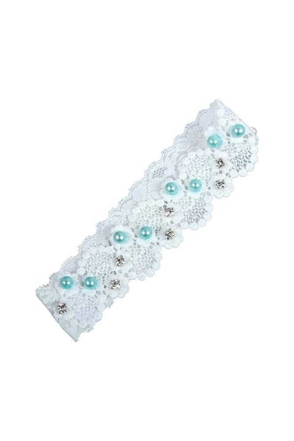 Jarretière de mariage nuptiale élastiquée, accessoires de robes de mariée, jarretières de mariage en dentelle faites à la mai