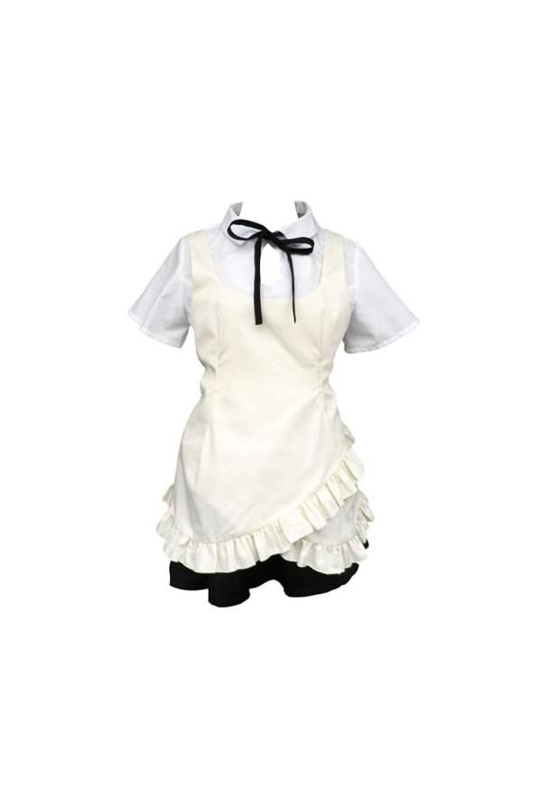 Géneric MaYng Costume danime pour femmes qui travaillent ! Cosplay Taneshima Popura Uniforme Lolita Costume de soubrette Hal
