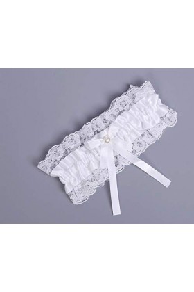 Jarretière personnalisée Pretty Little Gifts, Jambes de mariée Sexy avec jarretière en Dentelle-Blanc, Cadeaux de Mariage pou