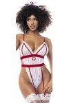 Mapalé by Espiral 6486 infirmière 2 pièces S/M Ensemble de Lingerie, comme sur la Photo, S-M Femme