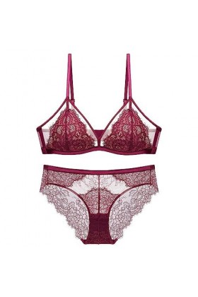 Déguisements Adultes Ensemble De Soutien-Gorge en Dentelle Sexy Ensemble De Soutien-Gorge en Dentelle À Coupe Triangulaire, B