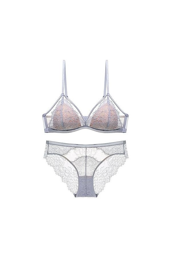 Déguisements Adultes Ensemble De Soutien-Gorge en Dentelle Sexy Ensemble De Soutien-Gorge en Dentelle À Coupe Triangulaire, B