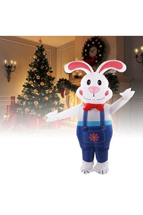 Costume de Lapin Gonflable, Confortable à Porter Coutures Renforcées Lapin Gonflable de Pâques Imperméable pour Mariage
