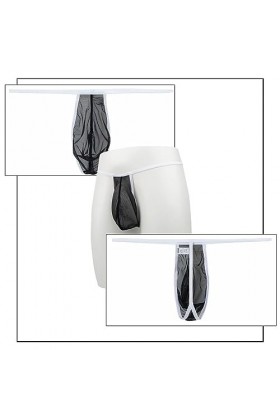 BIATWOWR String sexy pour homme - Taille basse - Extensible - Taille basse - Taille M L XL 2XL 3XL, 3*Multi 01, XL