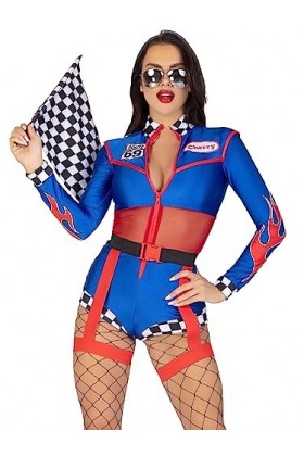 Leg Avenue Cherry Bomb Racer costume set, M