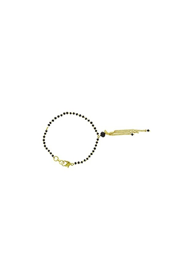 Mangalsutra artificiel mangansutra | poignet Mangalsutra pour un look élégant par Indian Collectible, Pas de gemme