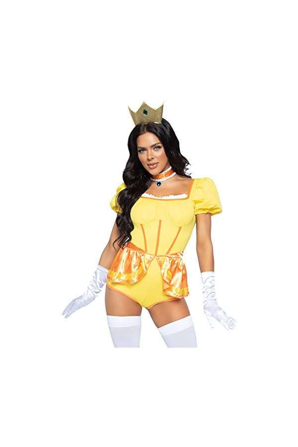 Leg Avenue - Sunflower Princess Déguisement, M Jaune 