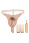 Hommes se cachant Gaff String en silicone, culotte dorteils de chameau dhommes pour Crossdresser Transgenre,skintone+nohair