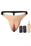 Hommes se cachant Gaff String en silicone, culotte dorteils de chameau dhommes pour Crossdresser Transgenre,skintone+nohair