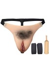 Hommes se cachant Gaff String en silicone, culotte dorteils de chameau dhommes pour Crossdresser Transgenre,skintone+nohair