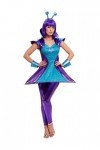 Smiffys Costume de femme extraterrestre Alien-Lady, 51041L, multicolore, L-UK Size 16-18