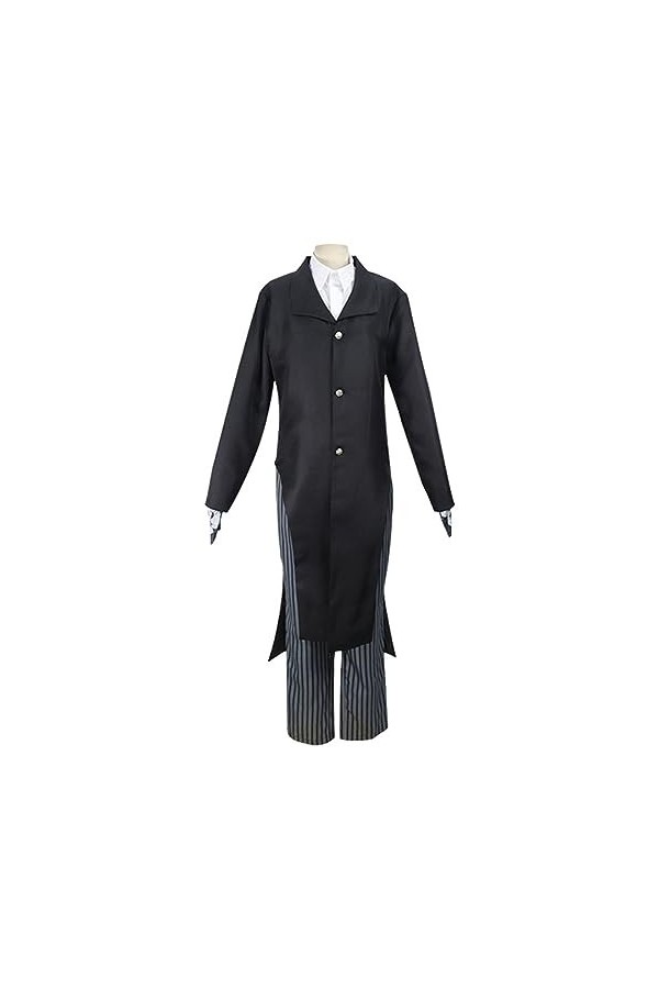 EXOTUF Anime Enmu Dream Ghost Cosplay Costume Femmes Homme Uniforme Ensemble Halloween Party,Set-3XL