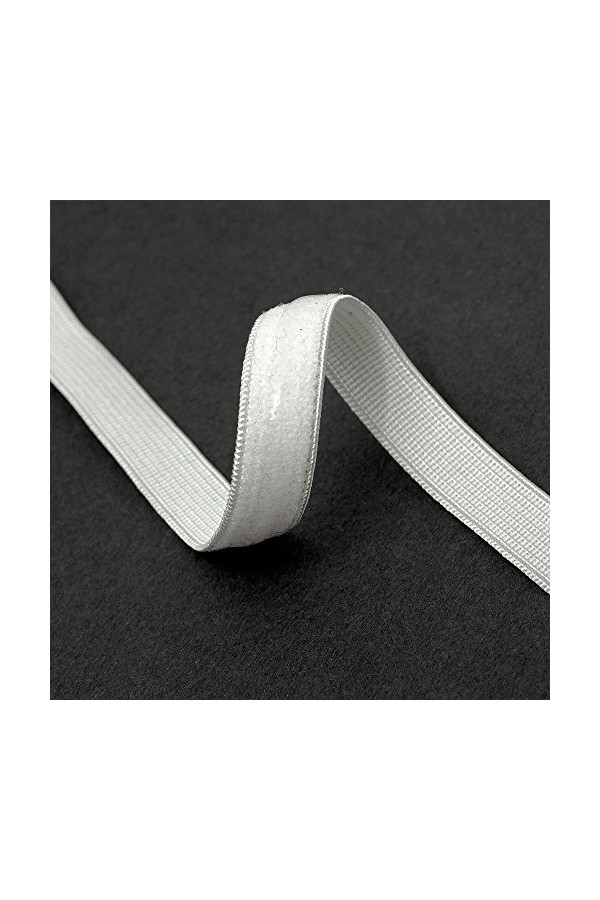 TR-10911 Lingerie élastique sans glissement de 3/8 pouces, bandeau, bandeau de main et ceinture de taille noir 