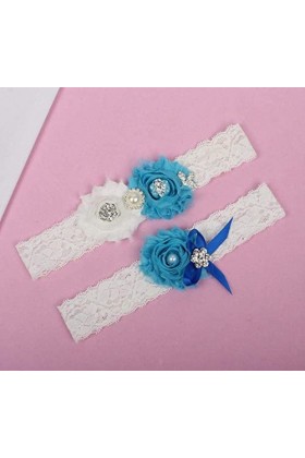 Jarretière de mariée élastique, accessoires de robes de mariée, jarretière florale en dentelle de fête, accessoires de mariag