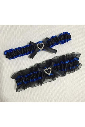  2pcs porte-jarretelles pour femmes porte-jarretelles sexy maille satin accessoires de mariage de mariée décoration de jambe