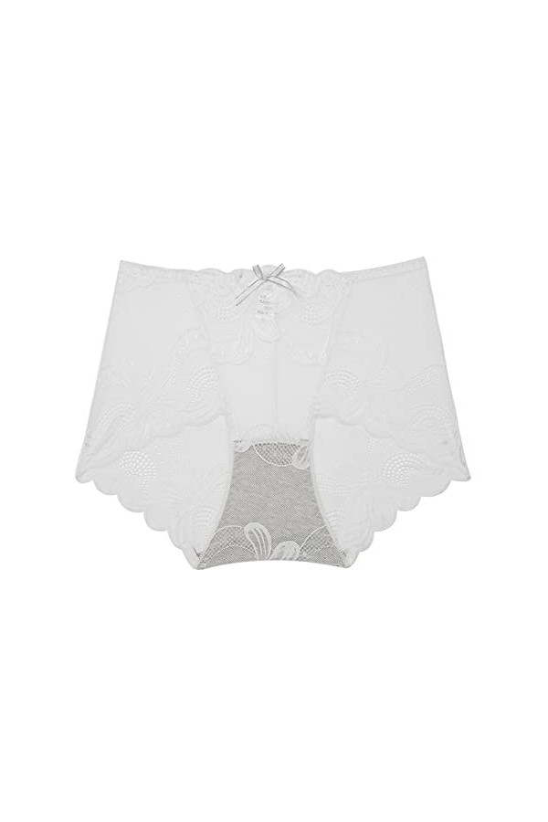 Culotte en coton pour femme grande taille sexy en dentelle taille haute belle culotte sans couture pour femme culotte en dent