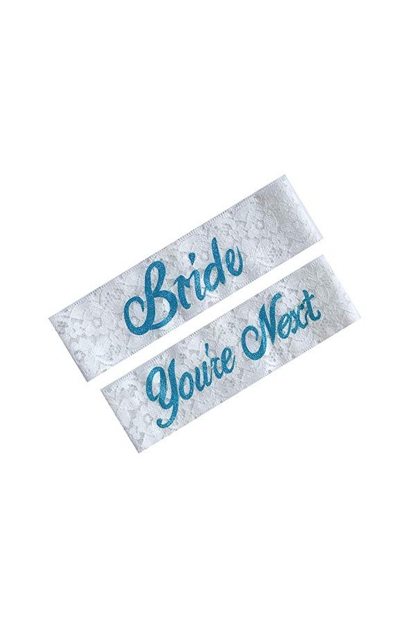 Jarretière élastiquée avec nœud en Dentelle, Accessoires de Robe de mariée jarretière en Dentelle Extensible-Bleu lac, jarret