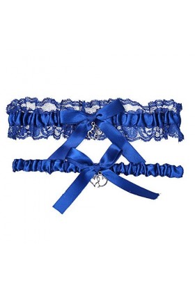 jarretières de Mariage pour Les mariées, mariée Mariage Jambe Anneau Sexy Dentelle Porte-Jarretelles-Bleu, Mariage Dentelle j