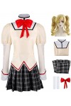 Foanja Kaname Madoka Déguisement Femme Cosplay Anime Puella Magi Madoka Magica Akemi Homura Miki Sayaka Tomoe Mami Scolaires 