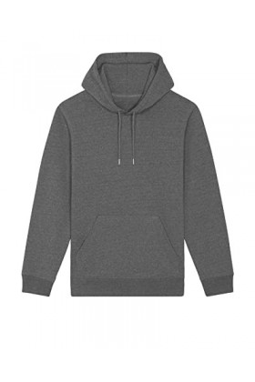 Naturalraw Sweat à capuche recyclé unisexe / STSU800, RE-Black, M, coupe normale, coton biologique, 1 paquet, Re-noir, M