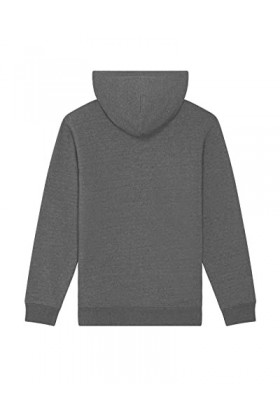 Naturalraw Sweat à capuche recyclé unisexe / STSU800, RE-Black, M, coupe normale, coton biologique, 1 paquet, Re-noir, M