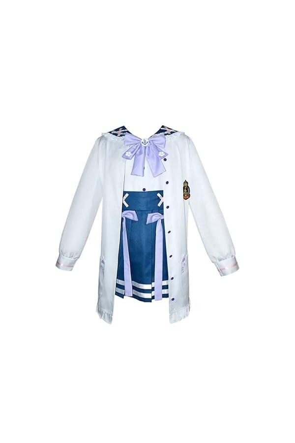 Syqiya Unisexe Anime Akutan Uniforme JK jyoshi koukousei Outfit Ensemble Cosplay Costume Femme Blanc M Chest 82-85cm 
