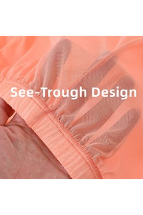 BIATWOWR See-Through Short sexy pour homme Transparent Unlined Long Leg Trunks, Lot de 3 : multi-C 8501 , XL