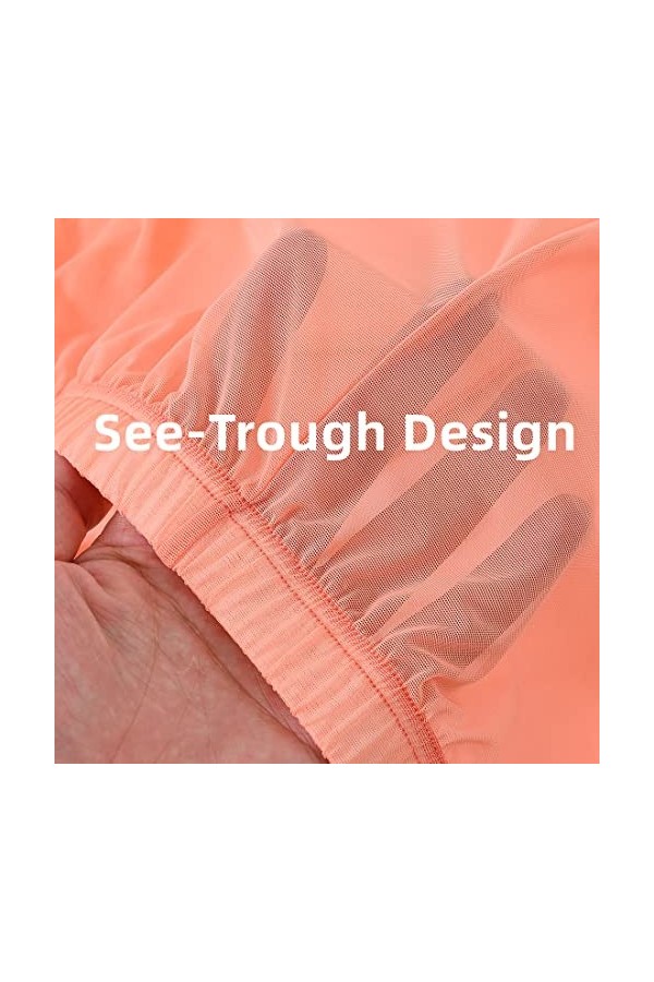 BIATWOWR See-Through Short sexy pour homme Transparent Unlined Long Leg Trunks, Lot de 3 : multi-C 8501 , XL