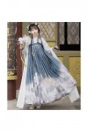 SUYGGCK Robe Ancienne Hanfu Femme Costumes Traditionnels Chinois vêtements féeriques Costume Hanfu Fluide Tenue Cosplay