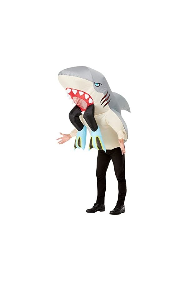 Inflatable Shark & Diver Costume, All In One