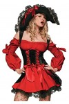 Leg Avenue - Costume de pirate avec corset