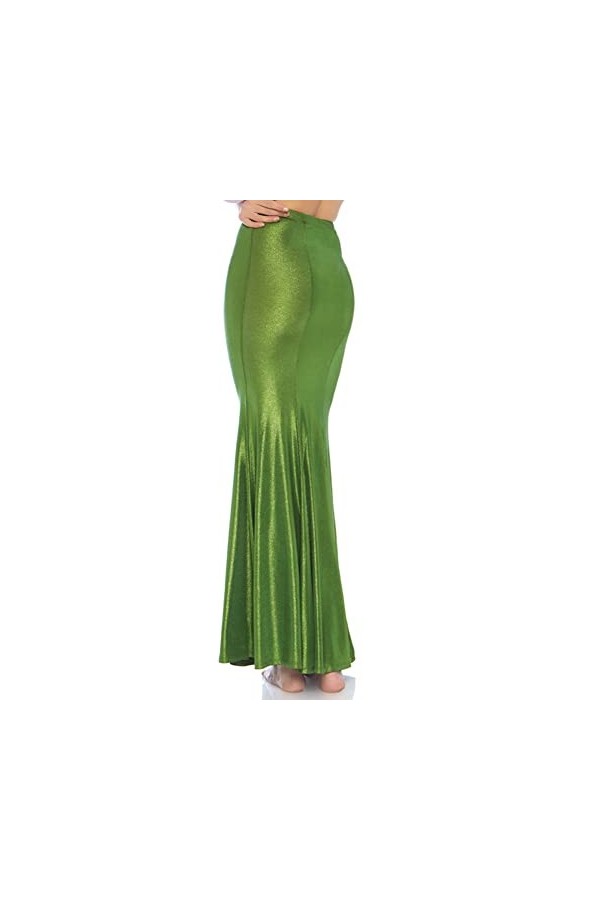 Leg Avenue Shimmer Spandex Mermaid Skirt Panamas, Vert Green , Taille Fabricant: 3X-4XUk 24-28 Femme